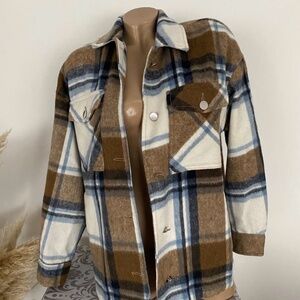Zara Wool Blend Flannel Soft Small